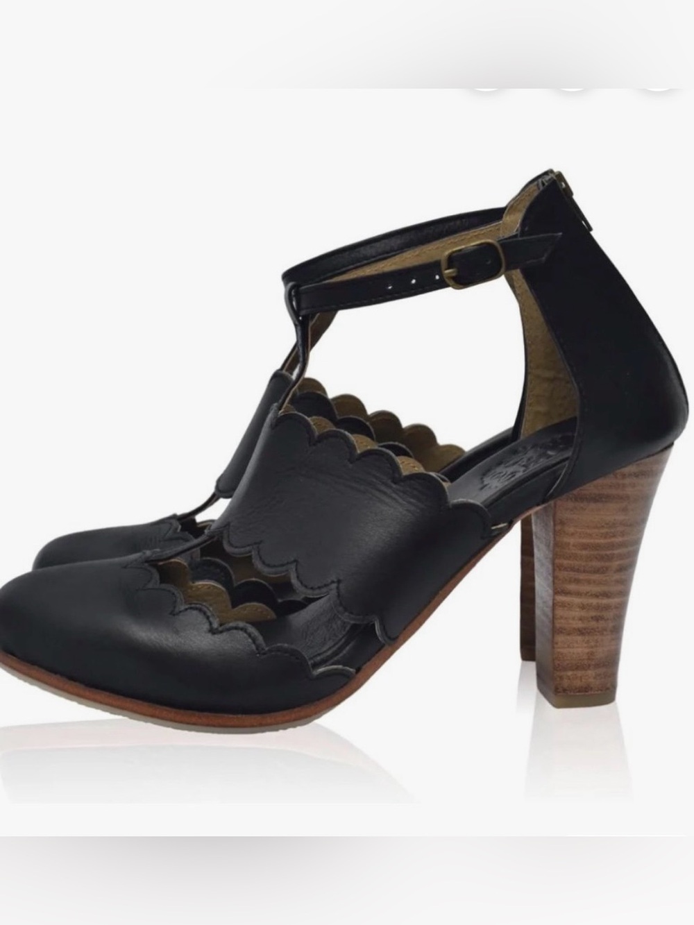 New Bali Elf Incognito Leather Heels Black 9